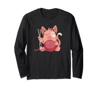 Carino gatto gattino accessori per maglieria tagliere lana lavoro a mano Maglia a Manica