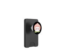 Carino gatto pesca Kawaii Neko-chan cuore zampe fusa arte sul retro PopSockets PopWallet per MagSafe