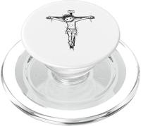 Carino Gesù Sulla Croce INRI Christian Crocifisso PopSockets PopGrip per MagSafe