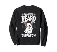 Carino Ghost Dispatcher Halloween Always Heard But Never Seen Felpa