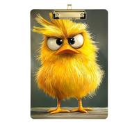 Carino Giallo Pollo A4 Day Designer Appunti Appunti Trasparente Impermeabile per Appunti Personalizzati per Insegnanti Dimensioni 9 x 12