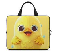 Carino Giallo Pollo Laptop Case Sleeve 10 pollice Business Travel Custodia Protettiva Del Computer Portatile Valigetta Borse per Laptop O Tablet
