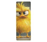 Carino Giallo Pollo Viaggio Yoga Mat per Pilates stampato, antiscivolo, asciugamano yoga e borsa tapete para ejercicio 180 x 66 cm