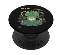 Carino Giappone Estetica & Mindfulness Natura Arte PopSockets PopGrip Adesivo
