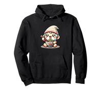 Carino Giapponese Kawaii Chibi GNOME Mangiare Ramen Felpa con Cappuccio