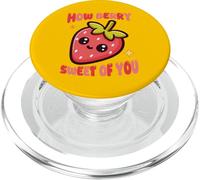 Carino gioco di parole alla fragola Come Berry Sweet of You PopSockets PopGrip per MagSafe