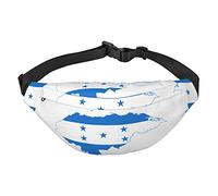Carino Goldfish Viaggio Corsa Grande Crossbody Bag Marsupio Moda Carino Marsupio Outdoor Sport, Bandiera dell'Honduras, Taglia unica