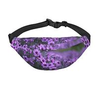 Carino Goldfish Viaggio Corsa Grande Crossbody Bag Marsupio Moda Carino Marsupio Outdoor Sport, Bouquet di lavanda, Taglia unica