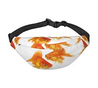 Carino Goldfish Viaggio Corsa Grande Crossbody Bag Marsupio Moda Carino Marsupio Outdoor Sport, Carino pesce rosso., Taglia unica