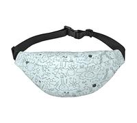 Carino Goldfish Viaggio Corsa Grande Crossbody Bag Marsupio Moda Carino Marsupio Outdoor Sport, Stampa chimica, Taglia unica