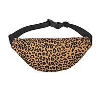 Carino Goldfish Viaggio Corsa Grande Crossbody Bag Marsupio Moda Carino Marsupio Outdoor Sport, Stampa leopardata, Taglia unica
