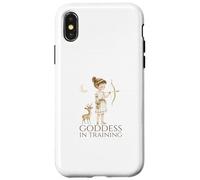 Carino Greco Antico - Dea In Formazione - Mitologia Artemide Custodia per iPhone X/XS