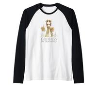 Carino Greco Antico - Dea in Formazione - Mitologia Demetra Maglia con Maniche Raglan