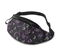 Carino grigio viola nero Magic Goth spettrale con cinturino regolabile per uomo donna all'aperto sport corsa palestra viaggio