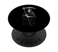 Carino GRIM REAPER Spettrale Grave Candy Digger Mostro Halloween PopSockets PopGrip Adesivo