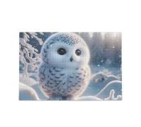 Carino Gufo Stampa Puzzle Robusto 2mm Puzzle Pezzi Divertimento Famiglia Attività 1000 Pezzi