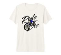 Carino Guida O MUORI con LA Moto Maglietta Premium
