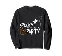 Carino Halloween Cat Lovers - Cute Cat Mom & Dad Spooky Party Felpa