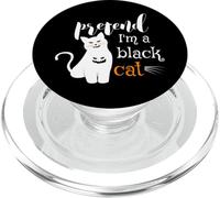 Carino Halloween Cat Lovers - Pretend I'm A Black Cat Mom Dad PopSockets PopGrip per MagSafe