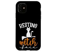 Carino Halloween Cat Lovers - Resting Witch Face Cat Mom & Dad Custodia per iPhone 11