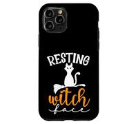 Carino Halloween Cat Lovers - Resting Witch Face Cat Mom & Dad Custodia per iPhone 11 Pro