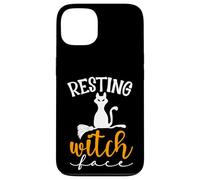 Carino Halloween Cat Lovers - Resting Witch Face Cat Mom & Dad Custodia per iPhone 13