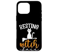 Carino Halloween Cat Lovers - Resting Witch Face Cat Mom & Dad Custodia per iPhone 16 Pro Max