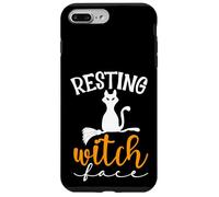 Carino Halloween Cat Lovers - Resting Witch Face Cat Mom & Dad Custodia per iPhone 7 Plus/8 Plus