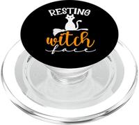 Carino Halloween Cat Lovers - Resting Witch Face Cat Mom & Dad PopSockets PopGrip per MagSafe