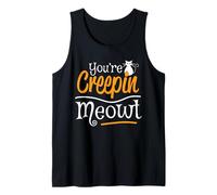 Carino Halloween Cat Lovers - You're Creepin Meowt Cat Mom Dad Canotta