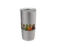 Carino Halloween Dinosaur Squad spettrale T-Rex Costume Dinosauri Bicchiere termico in acciaio inox doppia parete