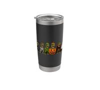 Carino Halloween Dinosaur Squad spettrale T-Rex Costume Dinosauri Bicchiere termico in acciaio inox doppia parete