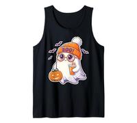 Carino Halloween Fantasma Zucca Latte Boo Beanie Retro Cartoon Canotta