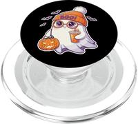 Carino Halloween Fantasma Zucca Latte Boo Beanie Retro Cartoon PopSockets PopGrip per MagSafe