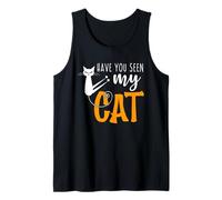 Carino Halloween gatto umorismo - Hai visto il mio gatto mamme e papà Canotta