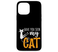 Carino Halloween gatto umorismo - Hai visto il mio gatto mamme e papà Custodia per iPhone 13 Pro Max