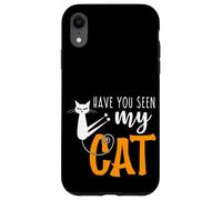Carino Halloween gatto umorismo - Hai visto il mio gatto mamme e papà Custodia per iPhone XR
