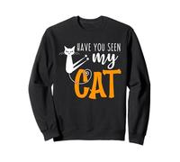 Carino Halloween gatto umorismo - Hai visto il mio gatto mamme e papà Felpa