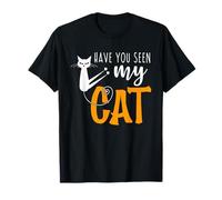 Carino Halloween gatto umorismo - Hai visto il mio gatto mamme e papà Maglietta