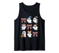 Carino Halloween Ghost Faces Zucca Bow Kawaii Dolcetto o Scherzetto Canotta