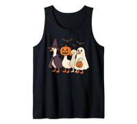 Carino Halloween Oca Strega Zucca Mummia e Fantasma Canotta