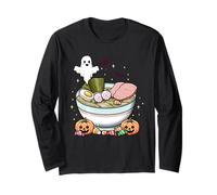 Carino Halloween Ramen Ghost Bowl Spooky Food Humor Maglia a Manica