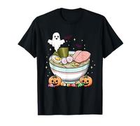 Carino Halloween Ramen Ghost Bowl Spooky Food Humor Maglietta