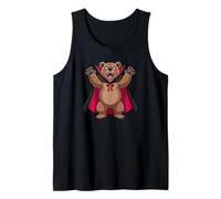 Carino Halloween Vampiro Bear Cartoon Monster Design Canotta