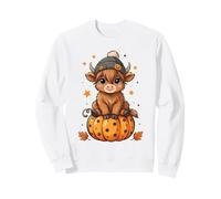 Carino Highland Cow Pumpkin Halloween Beanie Felpa