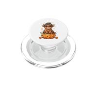 Carino Highland Cow Pumpkin Halloween Beanie PopSockets PopGrip per MagSafe