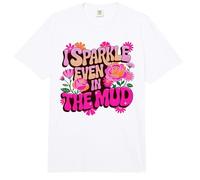 Carino I Sparkle Anche in Mud Run Mudder Buddies Mudding Squad Comfort Colors Adult Heavyweight T-Shirt