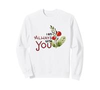 Carino Inspirational I Am Always Mistletoe Christmas with You Felpa