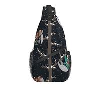 Carino Inverno Bradipo Salire L'albero Croce Petto Borsa Diagonale Sling Zaino Crossbody Borsa A Tracolla Da Viaggio Escursionismo Zaini Per Le Donne Degli Uomini