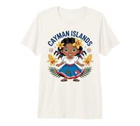 Carino Isole Cayman Ragazza in Abito Isola per Bambini Maglietta Premium